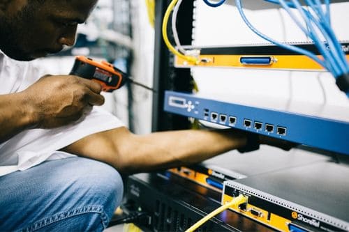 Le raccordement de la fibre optique