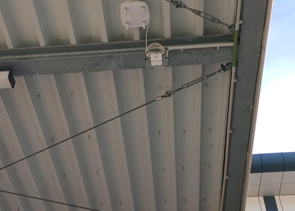 Ajout du signal Wifi sur le parking de la zone logistique Agimex
